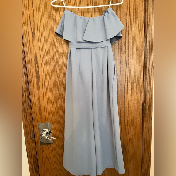 BABATON Flutter Jumpsuit- Light Blue - Picture 7 of 7